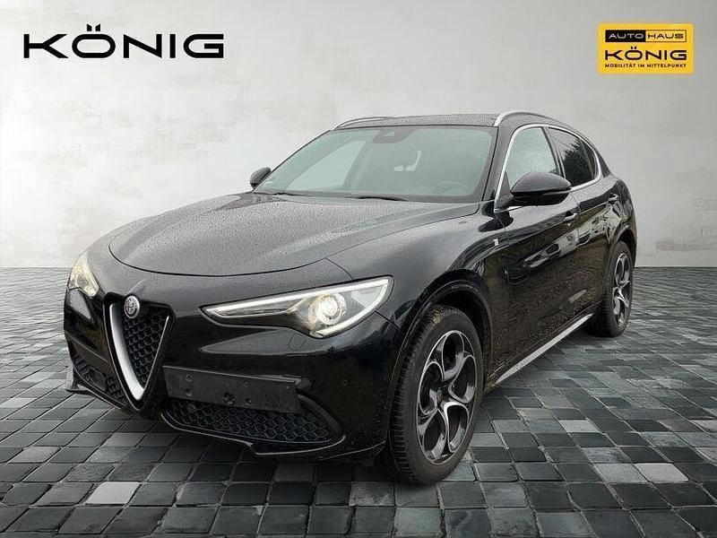 Schwarz Gebraucht 2021 Alfa Romeo Stelvio Lusso SUV | 30.990 € (Guter Preis) - Bild 1/4