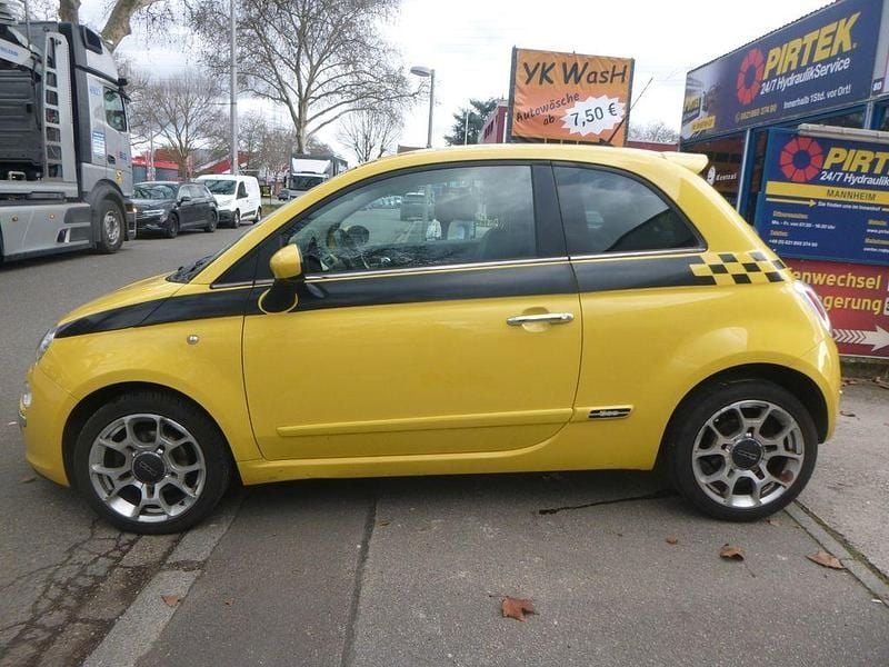 Gebraucht Fiat 500 Sport 101 PS (74 kW) 2008 Gelb Kleinwagen