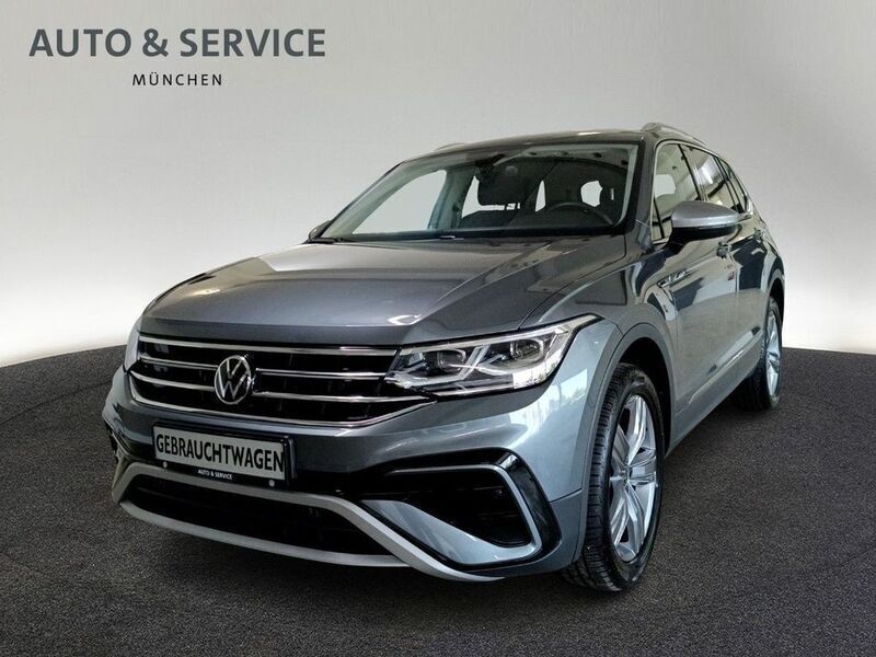Grau Gebraucht 2024 VW Tiguan Allspace Elegance SUV | 49.960 € - Bild 1/4