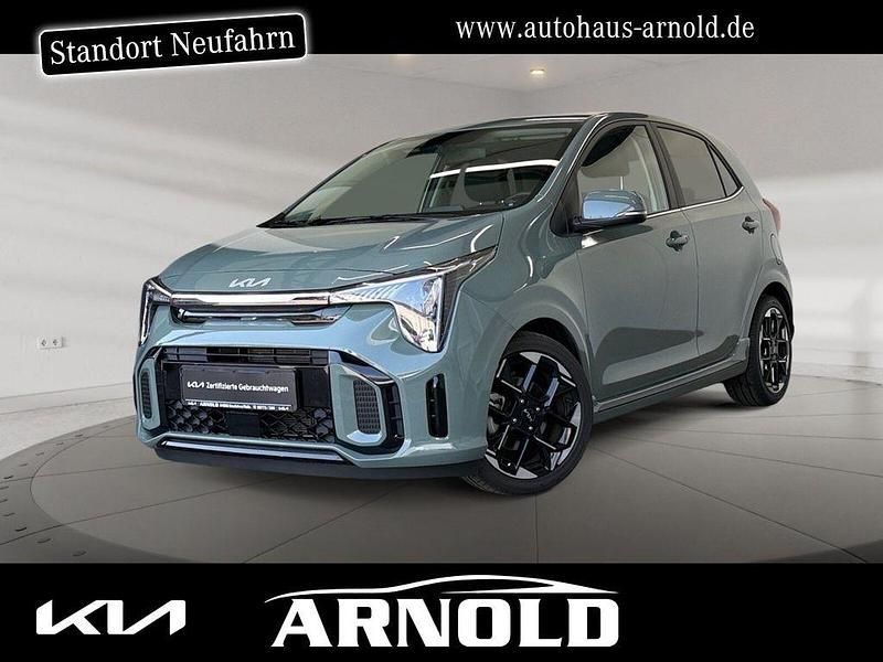 Grün (adventure grün) Gebraucht 2024 Kia Picanto GT-Line Kleinwagen | 17.650 € (Guter Preis) - Bild 1/4