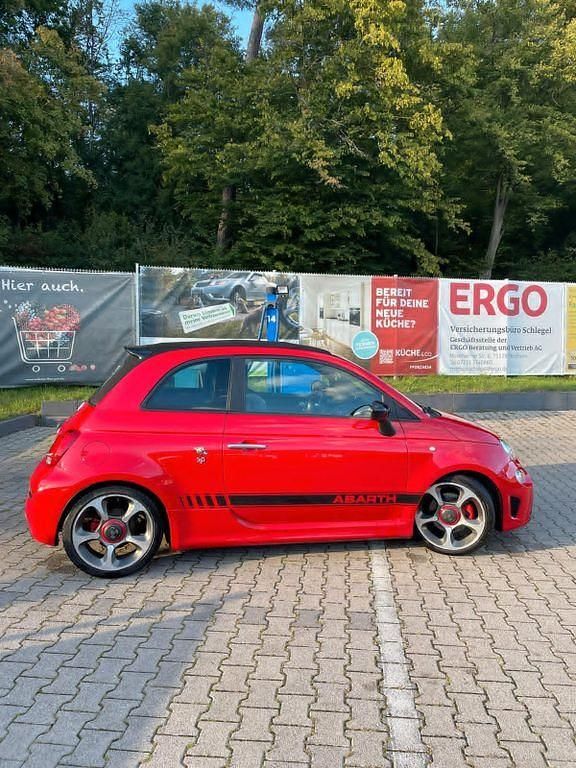 Rot Gebraucht 2021 Abarth 595 Turismo Cabrio | 17.990 € (Fairer Preis) - Bild 1/4