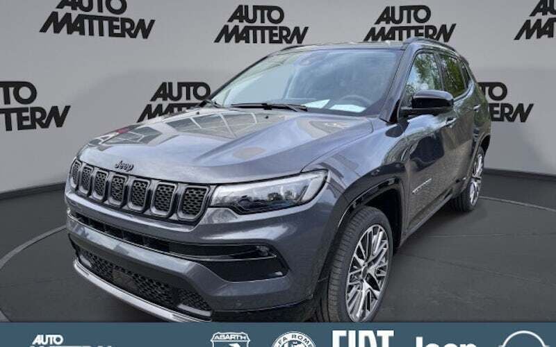 Grau Neu 2025 Jeep Compass Summit SUV | 43.990 € (Teuer) - Bild 1/4