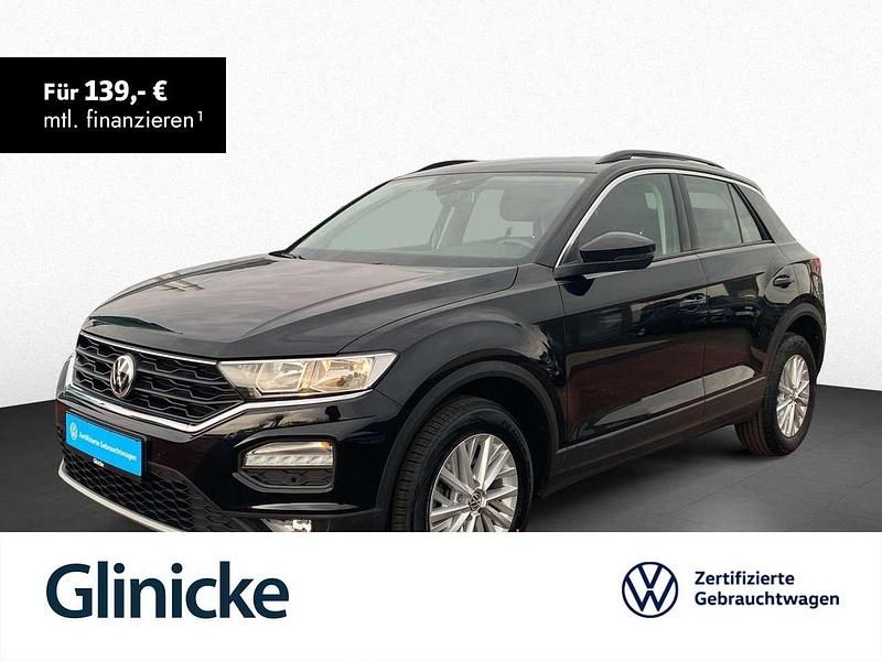 Schwarz Gebraucht 2020 VW T-Roc Style SUV | 17.633 € (Fairer Preis) - Bild 1/3