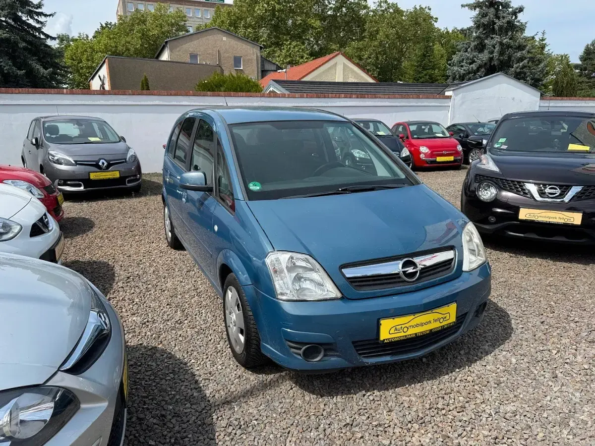 Gebraucht Opel Meriva Edition 90 PS (66 kW) 2010 Blau Van / Kleinbus