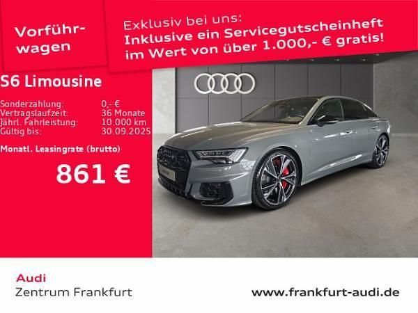 Grau (chronosgrau metallic) Gebraucht 2025 Audi S6 Ambiente Limousine | 82.831 € (Fairer Preis) - Bild 1/3