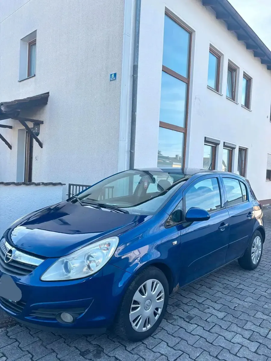 Brugt Opel Corsa 90 HK (66 kW) 2007 Blå Hatchback