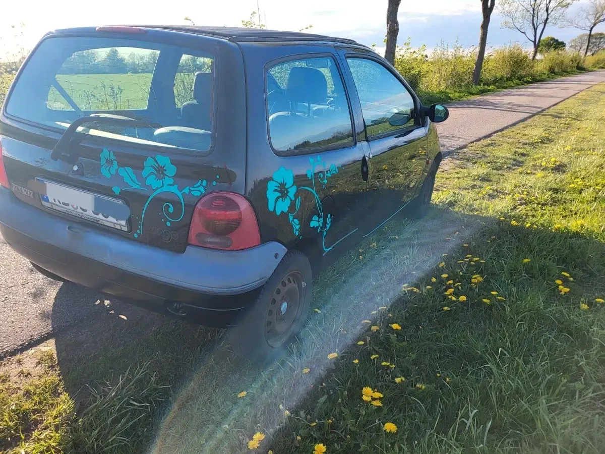Gebraucht Renault Twingo 58 PS (42 kW) 2000 Schwarz Kleinwagen