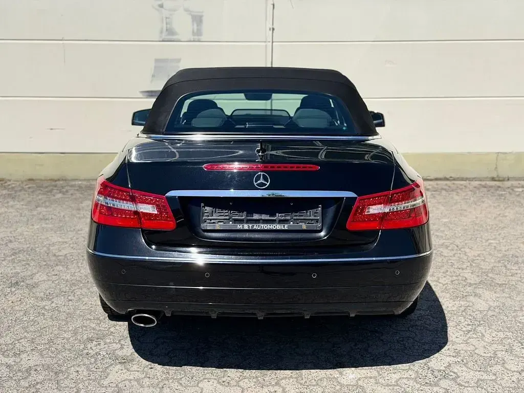 Brugt Mercedes E200 184 HK (135 kW) 2010 Sort Cabriolet