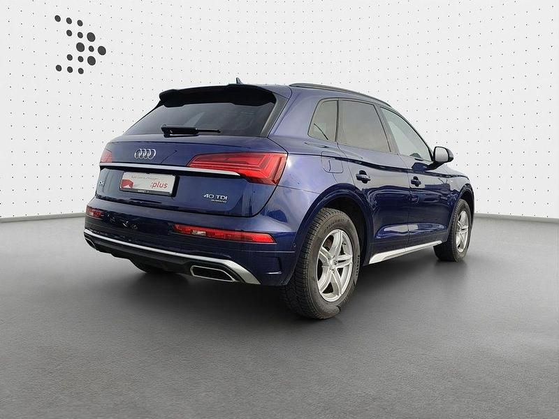 Gebraucht Audi Q5 S-Line 204 PS (150 kW) 2022 Navarrablau metallic SUV