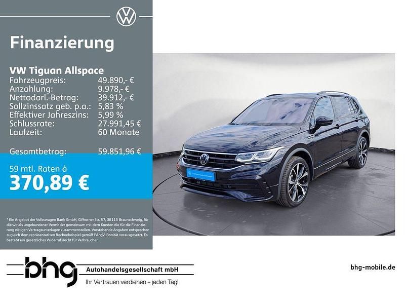 Deep black perleffekt Gebraucht 2024 VW Tiguan Allspace R-line SUV | 49.890 € (Teuer) - Bild 1/4