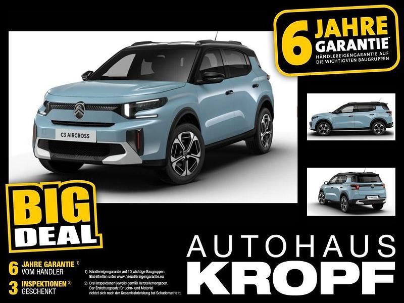 Blau (montecarloblau) Neu 2025 Citroën C3 Aircross SUV | 25.490 € (Fairer Preis) - Bild 1/4