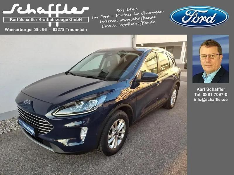 Blazerblau Gebraucht 2021 Ford Kuga Titanium X SUV | 26.500 € (Etwas zu teuer) - Bild 1/4