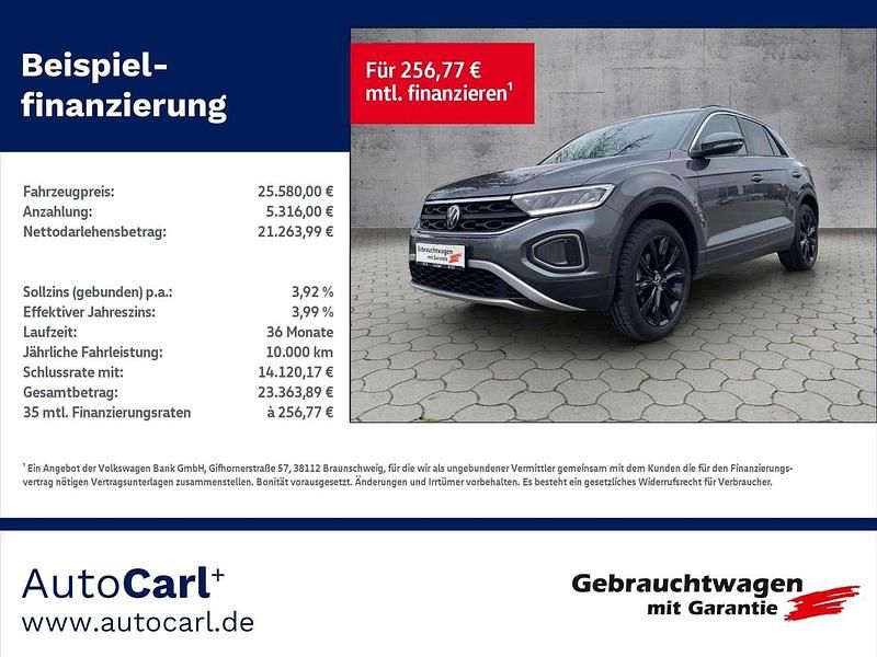 Indiumgrau metallic Gebraucht 2022 VW T-Roc Life SUV | 25.580 € (Fairer Preis) - Bild 1/4
