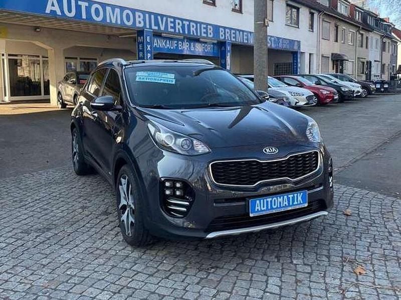 (e5b) dark gun metal Gebraucht 2018 Kia Sportage GT-Line SUV | 18.700 € (Fairer Preis) - Bild 1/4