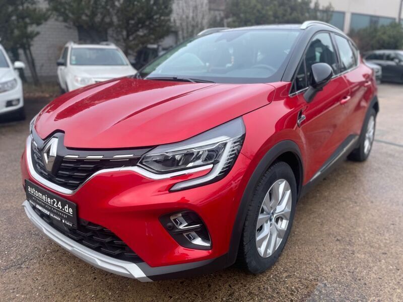 Rot nnp + schwarz gne Gebraucht 2020 Renault Captur Intens SUV | 18.170 € (Fairer Preis) - Bild 1/4