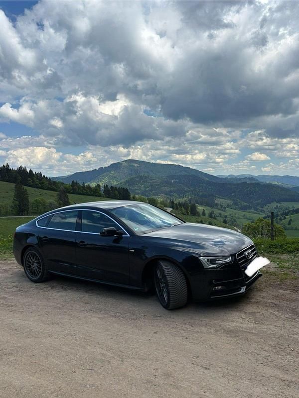 Schwarz Gebraucht 2012 Audi A5 Sportback S-Line Kleinwagen | 11.600 € (Guter Preis) - Bild 1/4