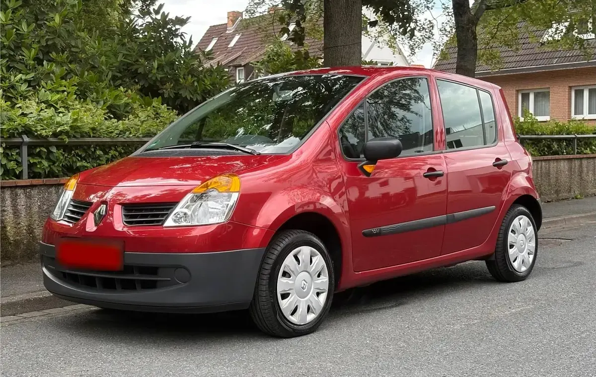 Gebraucht Renault Modus 75 PS (55 kW) 2006 Rot Van / Kleinbus