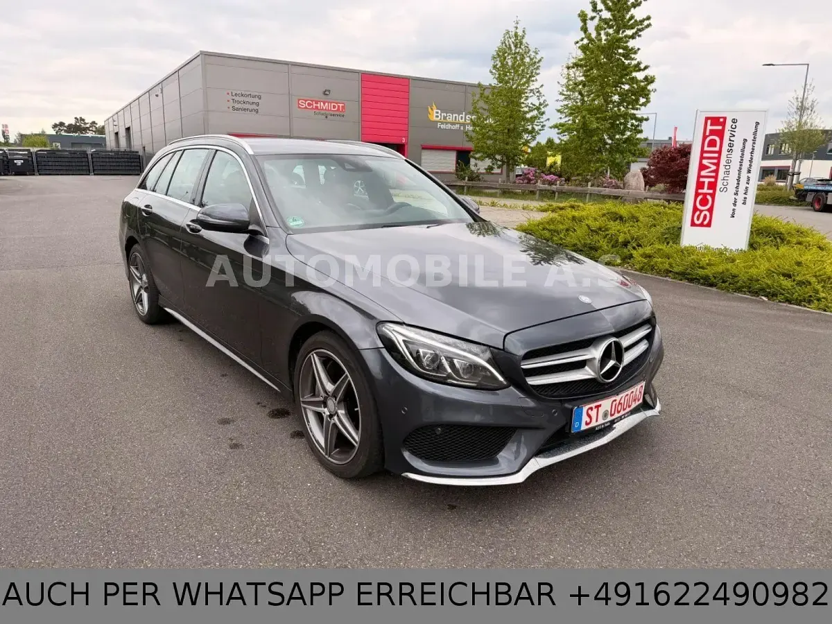 Gebraucht Mercedes C250 AMG line 204 PS (150 kW) 2015 Grau Kombi