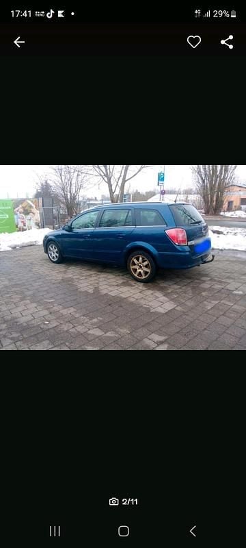 Gebraucht Opel Astra 120 PS (88 kW) 2005 Blau Kombi