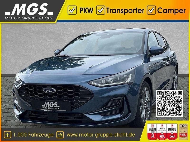Blau Neu 2025 Ford Focus ST-Line Limousine | 27.790 € (Superpreis) - Bild 1/4