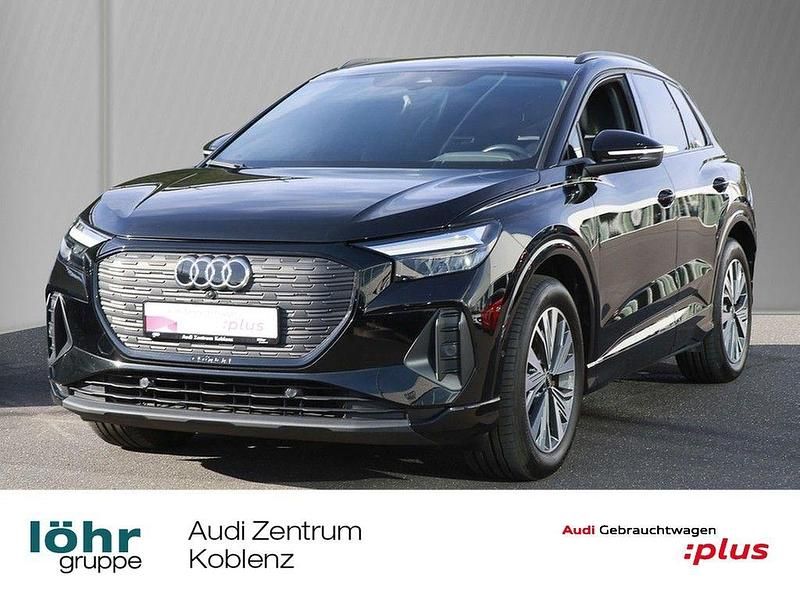 Mythosschwarz metallic Gebraucht 2022 Audi Q4 e-tron Advanced SUV | 25.580 € (Superpreis) - Bild 1/4