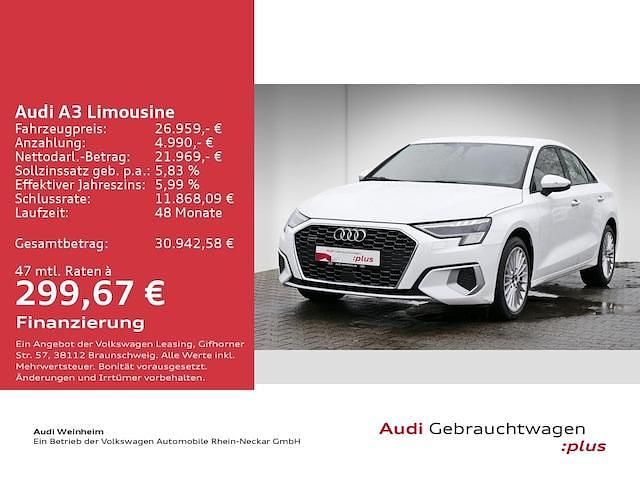 Gebraucht Audi A3 Advanced Plus 200 PS (147 kW) 2023 Ibisweiß Limousine