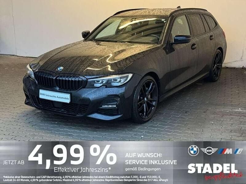 Black sapphire metallic Gebraucht 2022 BMW 330 M Sport Kombi | 39.888 € (Fairer Preis) - Bild 1/4