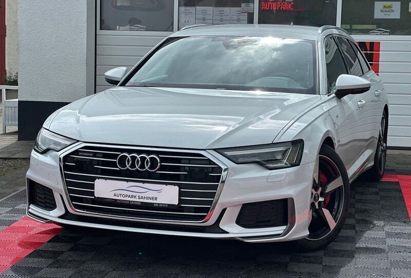 Weiß Gebraucht 2021 Audi A6 S-Line Kombi | 33.649 € - Bild 1/4