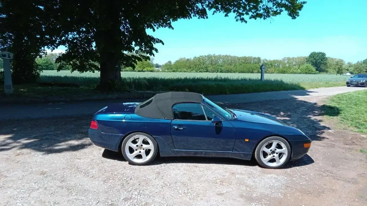 Gebraucht Porsche 968 Cabriolet 239 PS (175 kW) 1993 Blau Cabrio