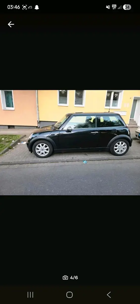 Occasion Mini ONE 90 PK (66 kW) 2004 Zwart Hatchback