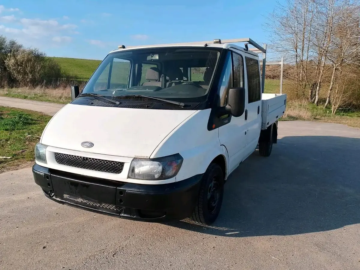 Brugt Ford Transit 75 HK (55 kW) 2001 Hvid Pickup / Ladvogn