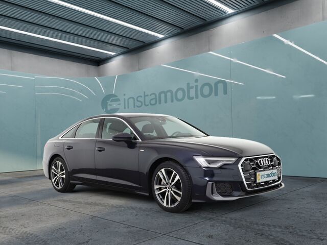 Blau Gebraucht 2024 Audi A6 S-Line Limousine | 50.000 € - Bild 1/2