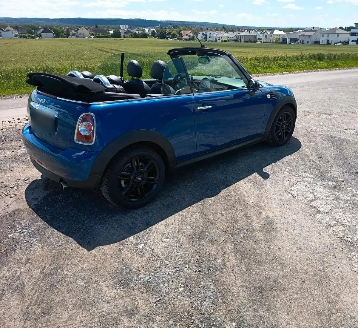 Gebraucht Mini One Cabriolet 98 PS (72 kW) 2014 Blau Cabrio