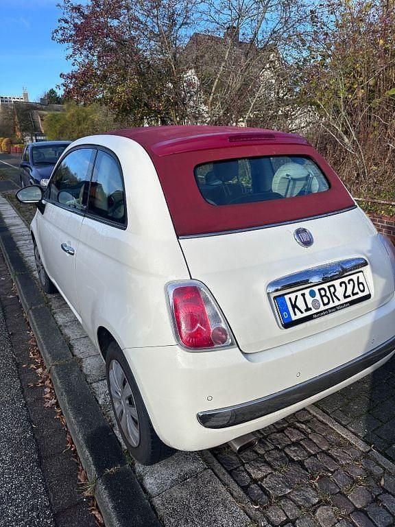 Gebraucht Fiat 500 Lounge 101 PS (74 kW) 2011 Weiß Cabrio