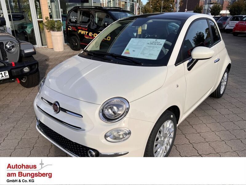 Weiß Gebraucht 2023 Fiat 500 Dolcevita Limousine | 17.990 € (Teuer) - Bild 1/3