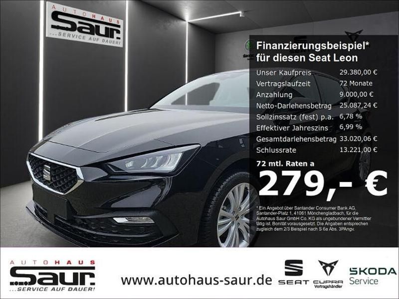 Gebraucht Seat Leon Style 150 PS (110 kW) 2024 Schwarz Limousine