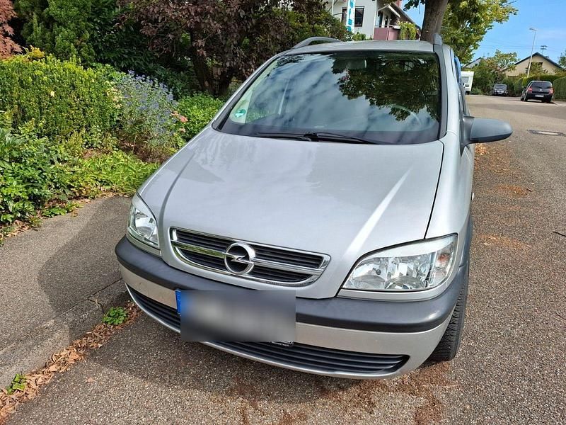 Silber Gebraucht 2003 Opel Zafira Njoy Van / Kleinbus | 1.900 € (Fairer Preis) - Bild 1/4