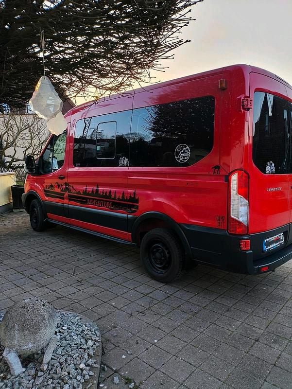 Usata Ford Transit 101 CV (74 kW) 2015 Rosso Monovolume