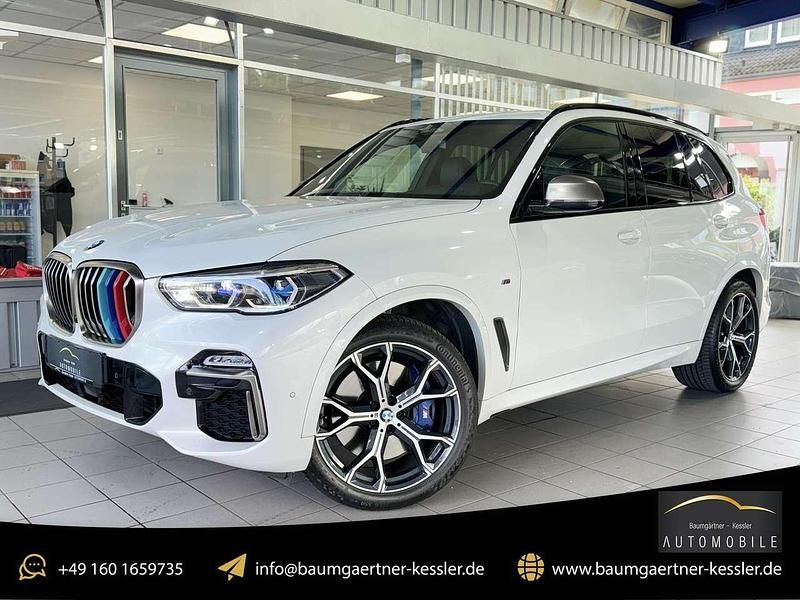 Mineralweiss metallic Gebraucht 2019 BMW X5 M50 Sport Line SUV | 50.980 € (Superpreis) - Bild 1/4