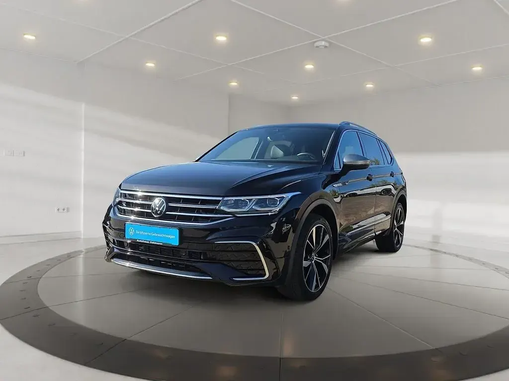 Gebraucht VW Tiguan Allspace R-line 200 PS (147 kW) 2022 Schwarz SUV