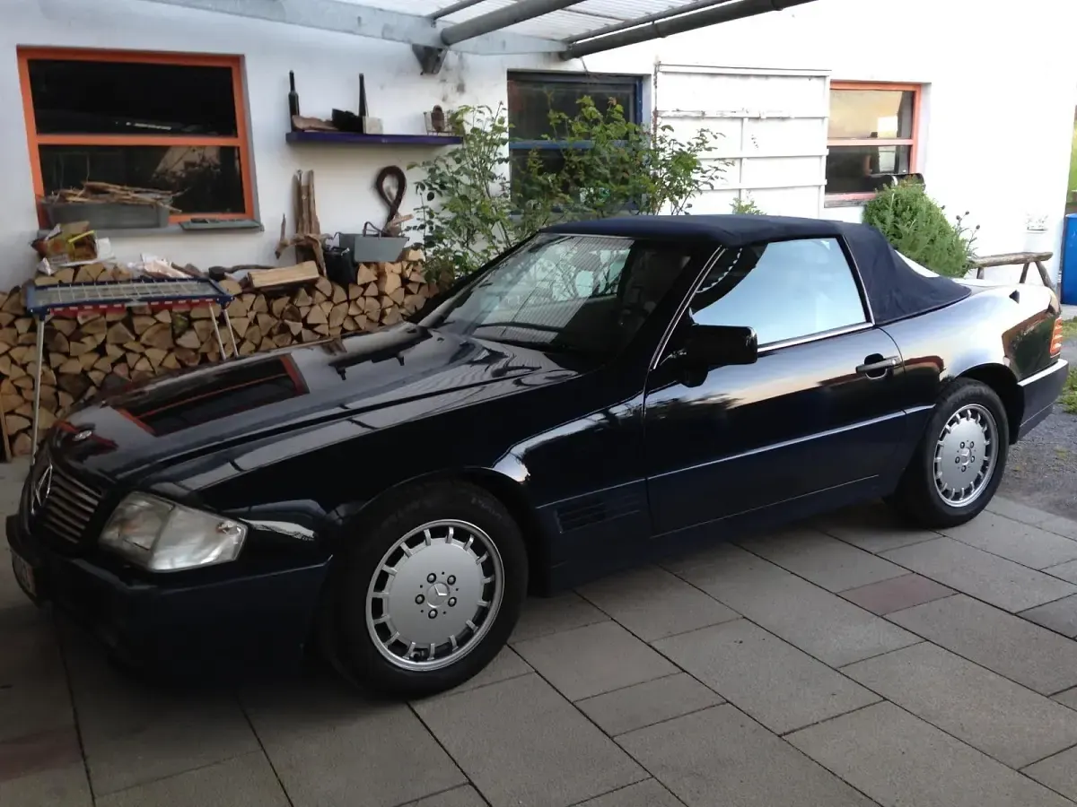 Gebraucht Mercedes SL500 326 PS (239 kW) 1992 Blau Cabrio