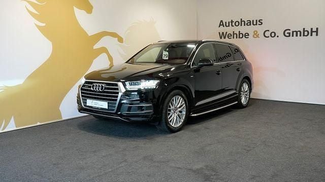 Schwarz Gebraucht 2018 Audi Q7 S-line plus SUV | 42.900 € (Fairer Preis) - Bild 1/4