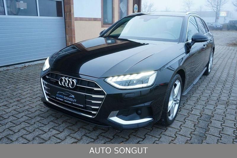 Schwarz Gebraucht 2022 Audi A4 S-Line Kombi | 22.590 € (Guter Preis) - Bild 1/4