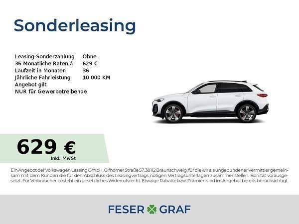 Weiß (gletscherweiß) Neu 2025 Audi Q5 Edition .1 SUV | 67.098 € (Superpreis) - Bild 1/3