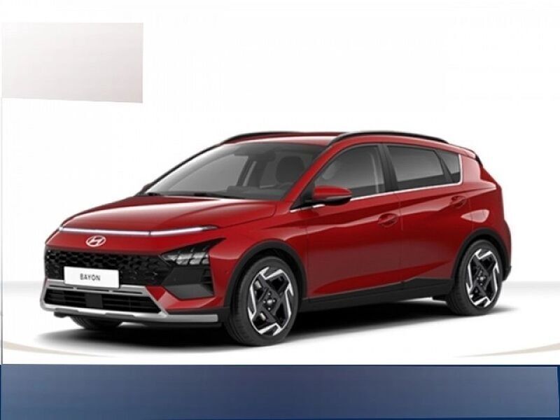 Rot Gebraucht 2023 Hyundai Bayon Trend SUV | 25.029 € (Teuer) - Bild 1/4