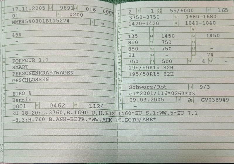 Gebraucht Smart ForFour 70 PS (51 kW) 2005 Kleinwagen