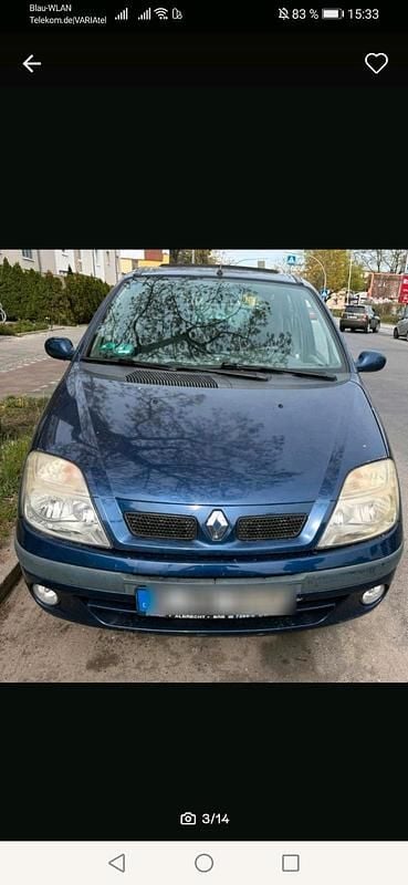 Blau Gebraucht 2002 Renault Scénic Van / Kleinbus | 750 € (Superpreis) - Bild 1/2