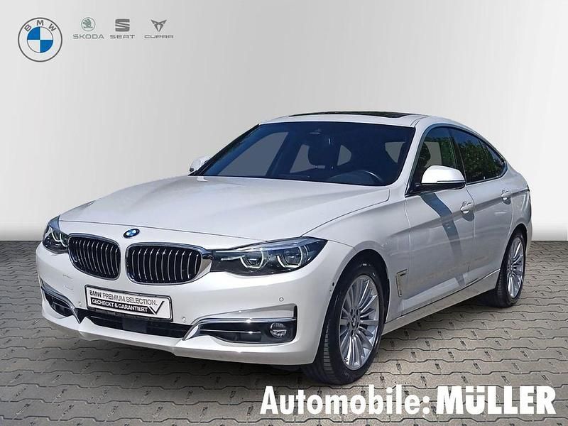 Weiss Gebraucht 2019 BMW 320 Gran Turismo Luxury Line Limousine | 26.490 € (Etwas zu teuer) - Bild 1/4