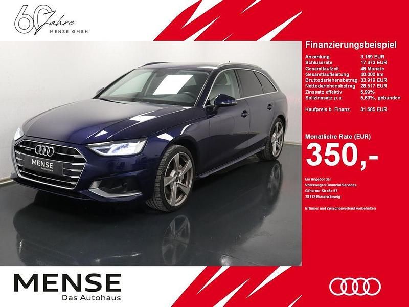 Navarrablau Gebraucht 2023 Audi A4 Advanced Plus Kombi | 31.685 € (Etwas zu teuer) - Bild 1/4