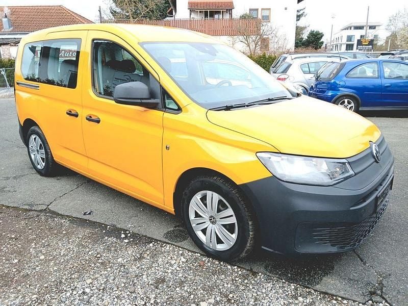 Gebraucht VW Caddy 122 PS (89 kW) 2021 Gelb Van / Kleinbus